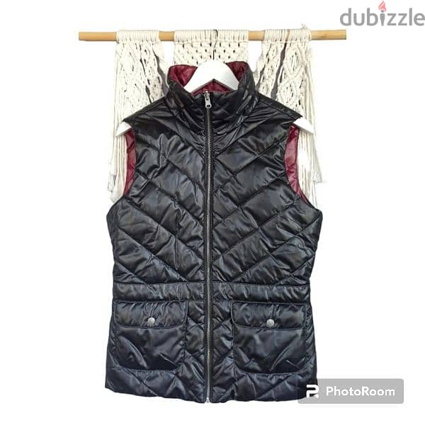 Double Faced Puffer Vest 2