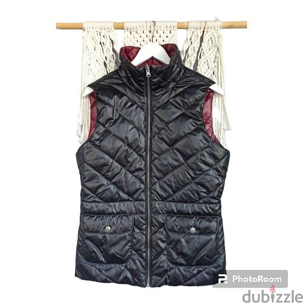 Double Faced Puffer Vest 5