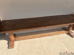 Vintage large Indian bench