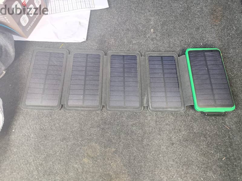 Sanfoora 5 Panels Solar Power Bank 20000 mAh 1