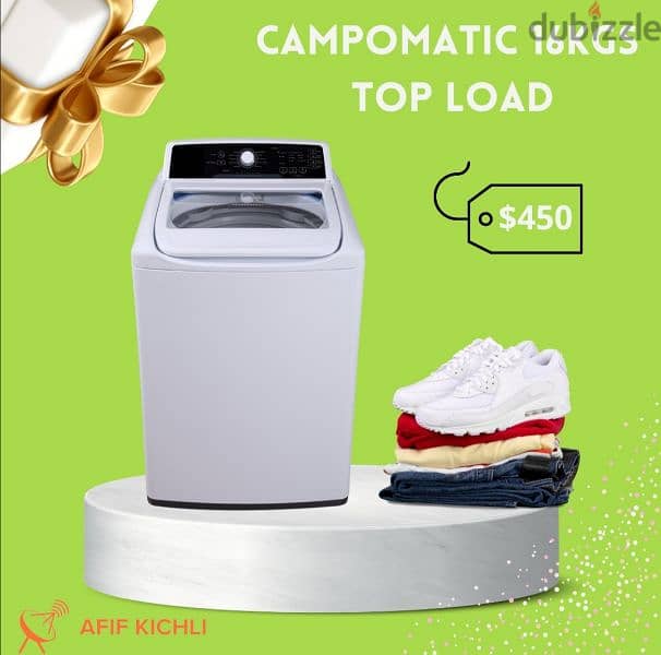 campomatic washing machine 7kg