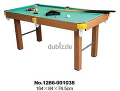 Large Wooden Billiards Board Game 0