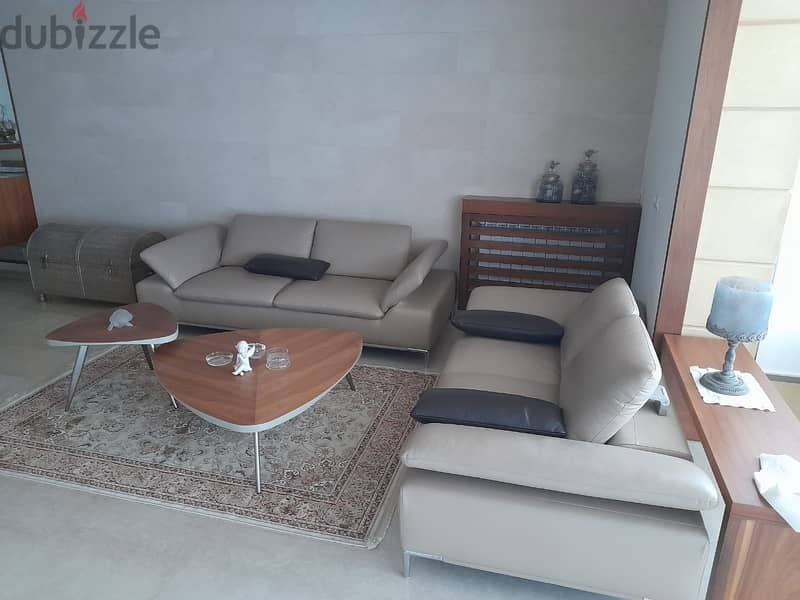 FURNISHED IN ACHRAFIEH + TERRACE (250SQ) 3 BEDROOMS , (ACR-447) 3