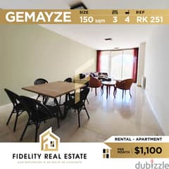 Apartment for rent in Gemmayze RK251 0
