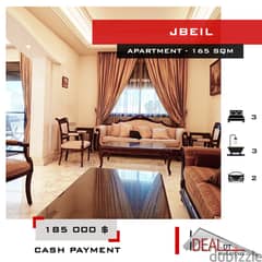 Furnished apartment for sale in jbeil 165 SQM REF#JH17256