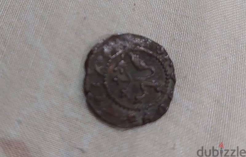 Crusader Coin of Jerusalem Bronze Coin year 1460 AD 1