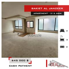 Apartment for sale in beirut Sakiet El Janzeer 215 SQM REF#KJ94062