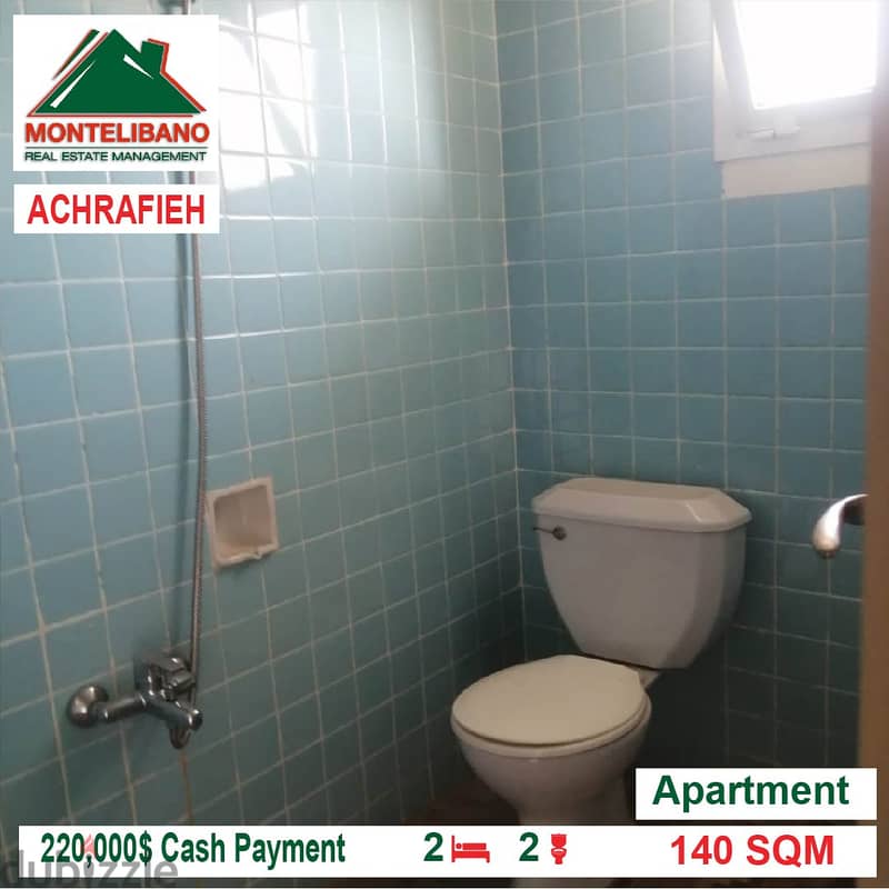 220,000$ Cash Month!! Apartment for sale in Achrafieh!! 3