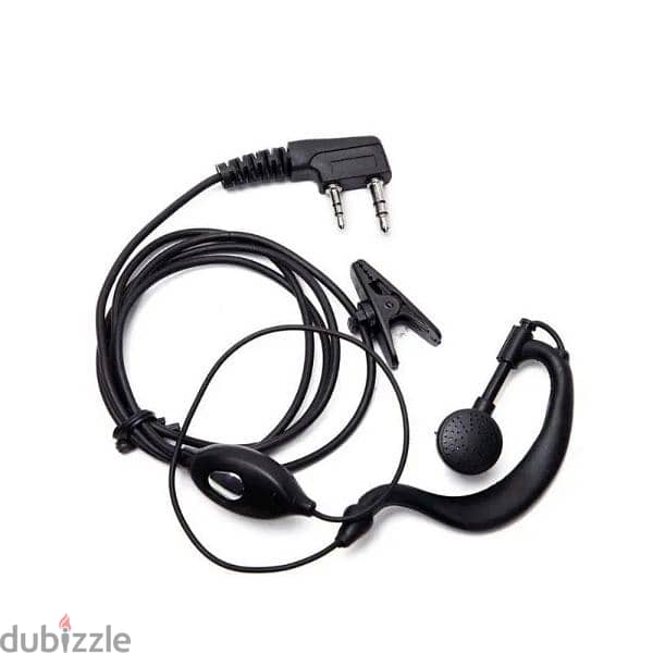 Black Earpiece tactical for walkie talkie for Baofeng 0