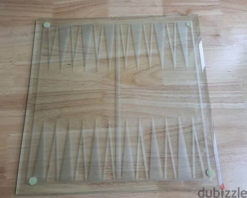 Glass chess / checkers / backgammon board game 35*35 cm board dimensio 3