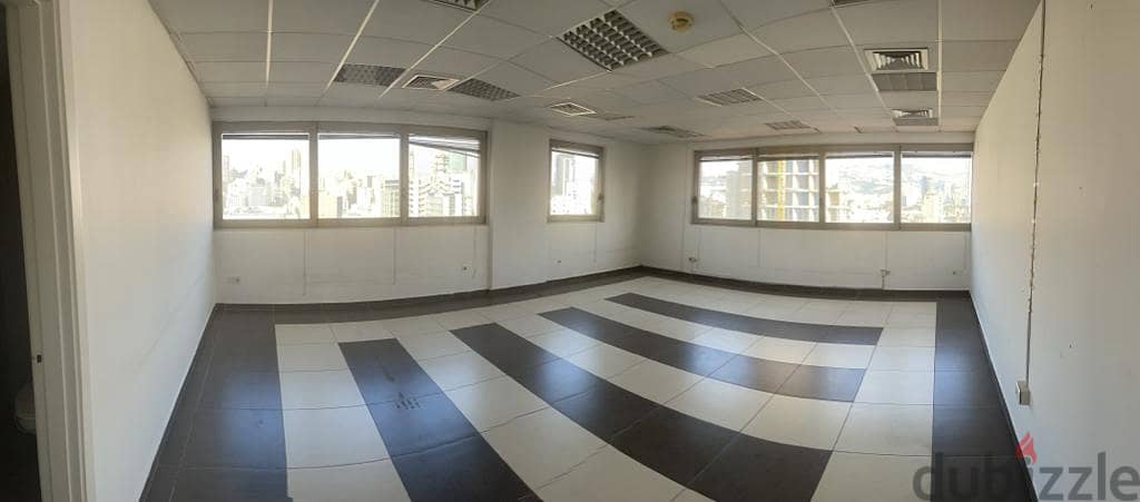 (C. Y. ) 300 m2 office having panoramic view for rent in Badaro 1