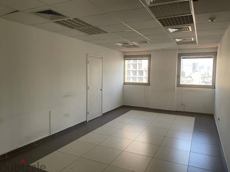 (C. Y. ) 300 m2 office having panoramic view for rent in Badaro 2