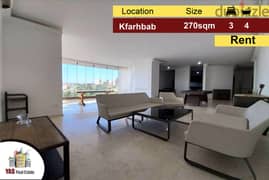 Kfarhbab 270m2 | Rent | Open View | Luxury | Ultra prime location | 0