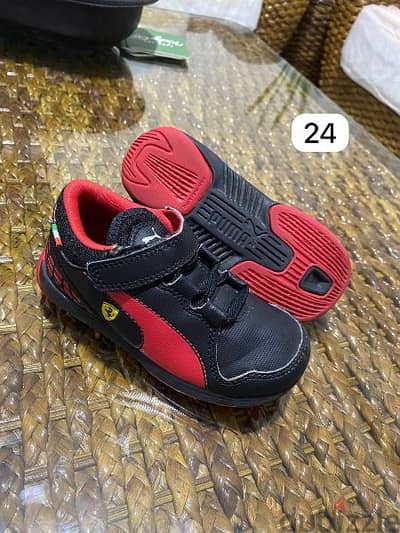 puma ferrari shoes yellow kids