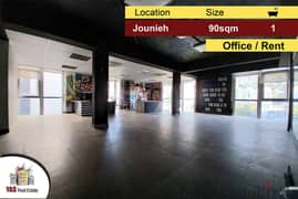 Jounieh 90m2 | Office | Rent | Prime Location | 0