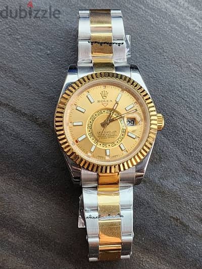 Rolex sky dweller two tone gold 42 mm