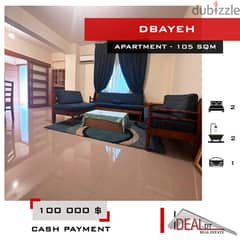 Furnished apartment for sale in dbayeh 105 SQM REF#EA15188