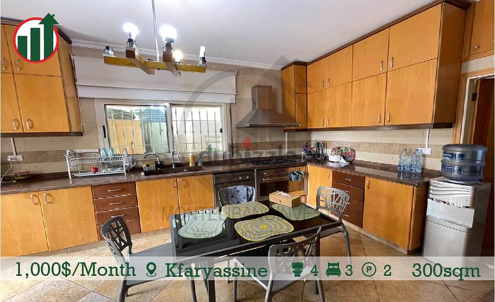 Apartment for rent with Terrace in Kfaryassine! 6