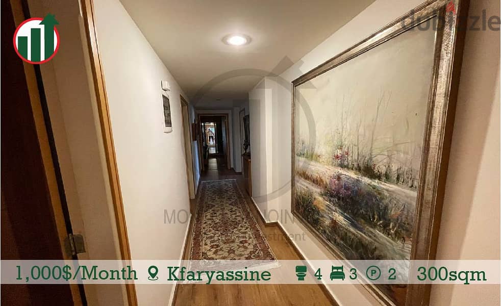 Apartment for rent with Terrace in Kfaryassine! 7