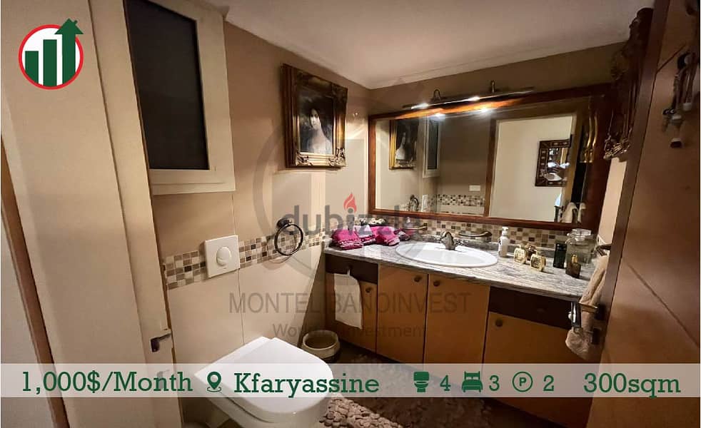 Apartment for rent with Terrace in Kfaryassine! 12