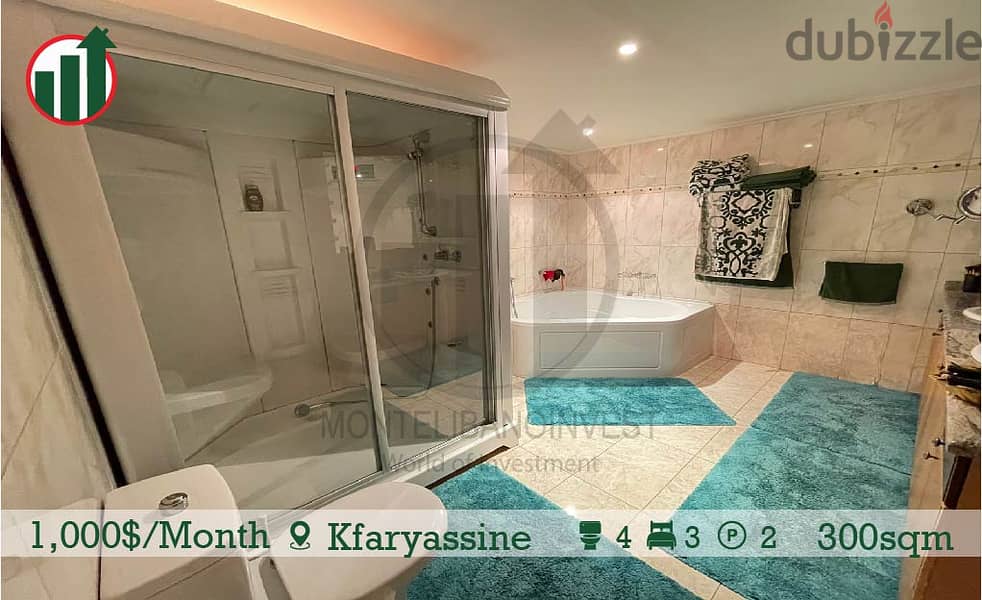 Apartment for rent with Terrace in Kfaryassine! 13