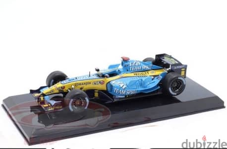 F Alonso Renault R25 2005 F1 diecast car model 1:24.