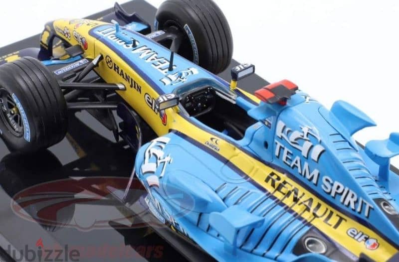 F Alonso Renault R25 2005 F1 diecast car model 1:24. 5