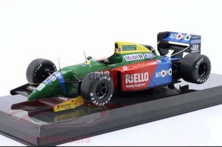 Nelson Piquet Benetton B190 1990 F1 diecast car model 1:24.