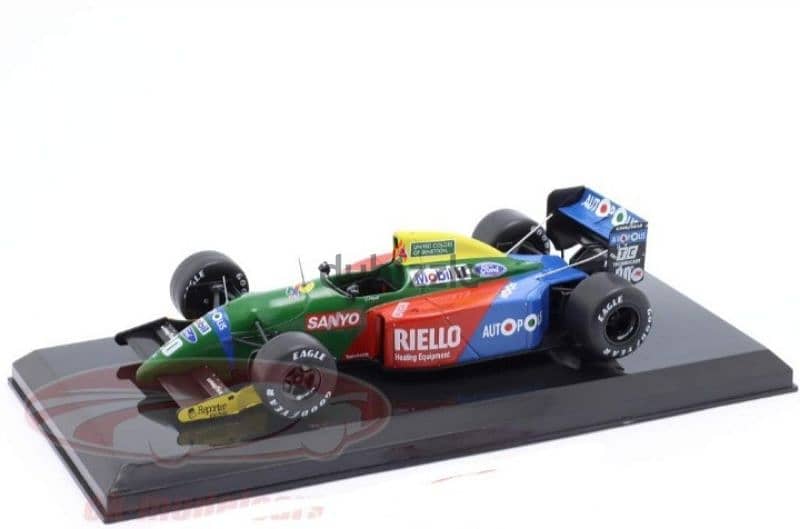 Nelson Piquet Benetton B190 1990 F1 diecast car model 1:24. 1