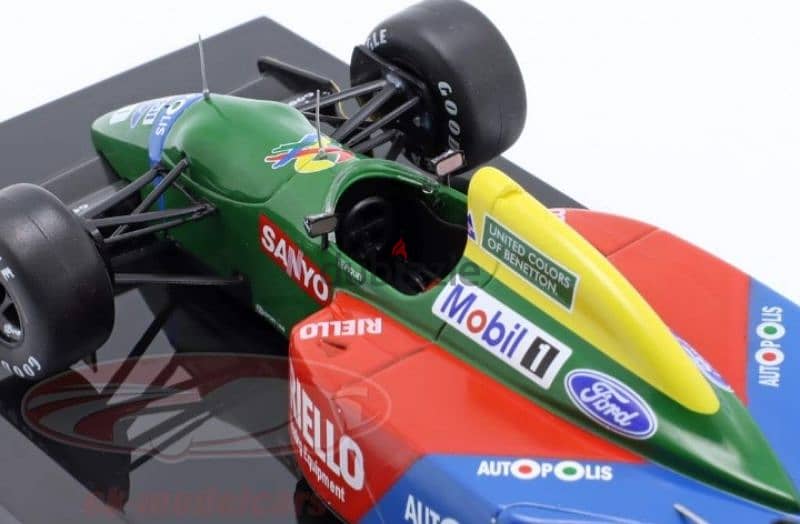 Nelson Piquet Benetton B190 1990 F1 diecast car model 1:24. 5