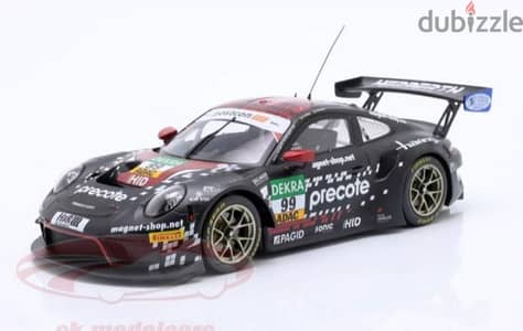 Porsche GT3 R 2021 diecast car model 1;18.