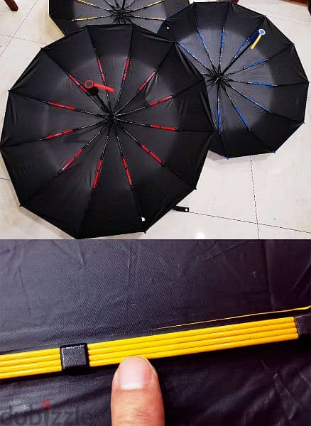 top quality automatic windproof umbrella 48k bones شمسية شماسي 3