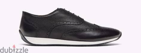 MASSIMO DUTTI - MEN'S SS BLACK LEATHER BROGUE SNEAKERS
