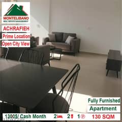 1300$/Cash Month!! Apartment for rent in Achrafieh!! Prime Location!! 0