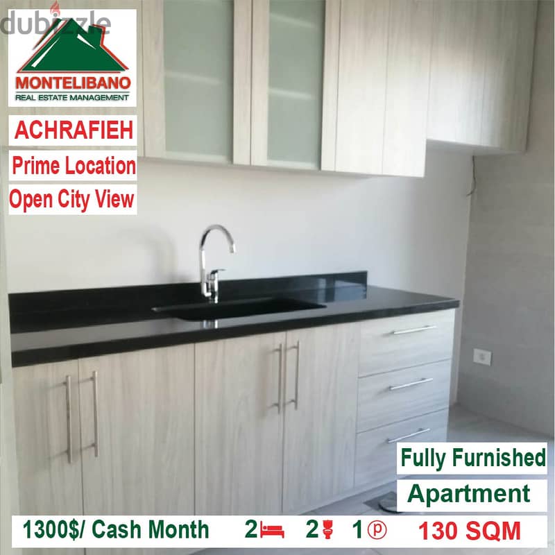 1300$/Cash Month!! Apartment for rent in Achrafieh!! Prime Location!! 3