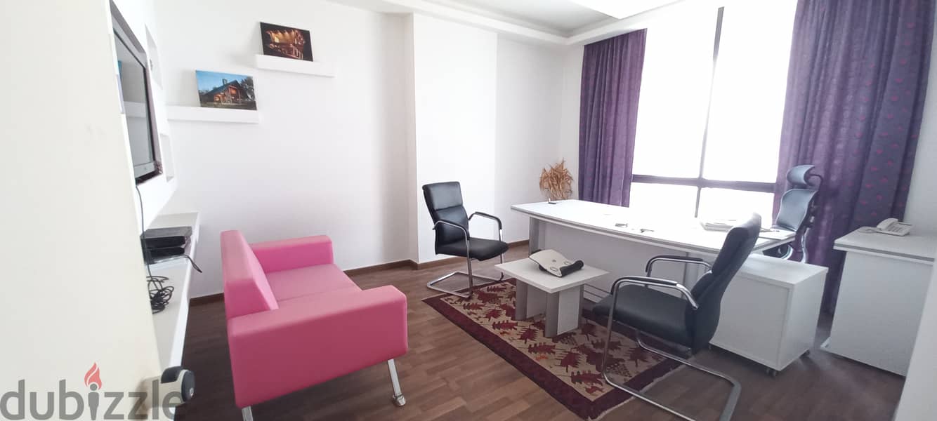 Furnished Office on highway Jal el Dib for sale مكتب مفروش على الطريق 0