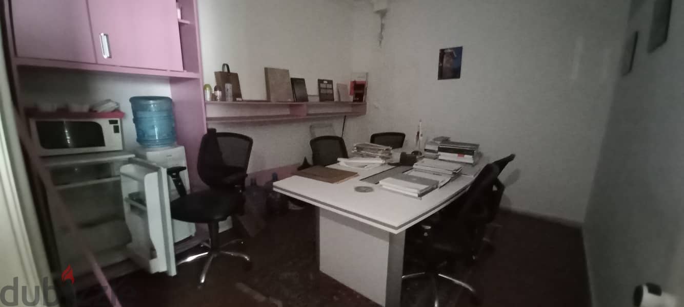 Furnished Office on highway Jal el Dib for sale مكتب مفروش على الطريق 3