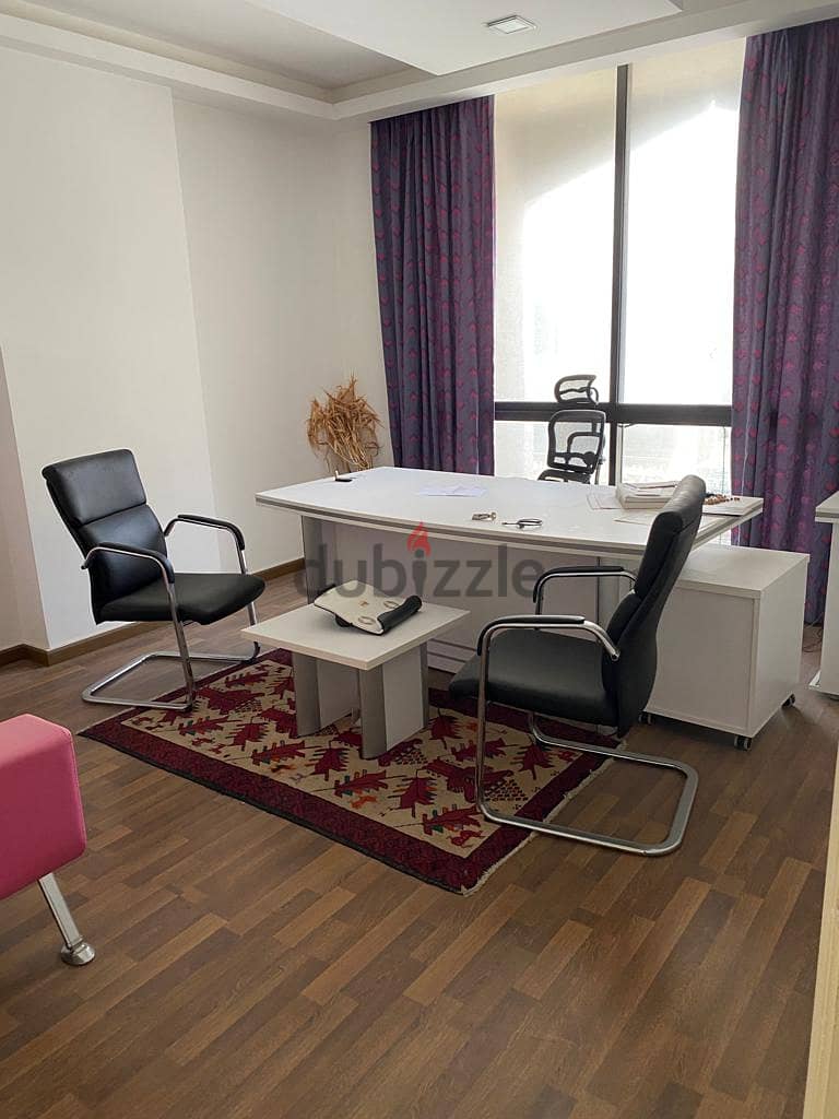 Furnished Office on highway Jal el Dib for sale مكتب مفروش على الطريق 5