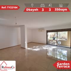 Prime Apartment with Garden in Dbaye شقة مميزة مع حديقة في ضبية