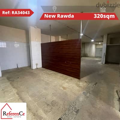 Warehouse in new rawda مستودع في الروضة الجديدة