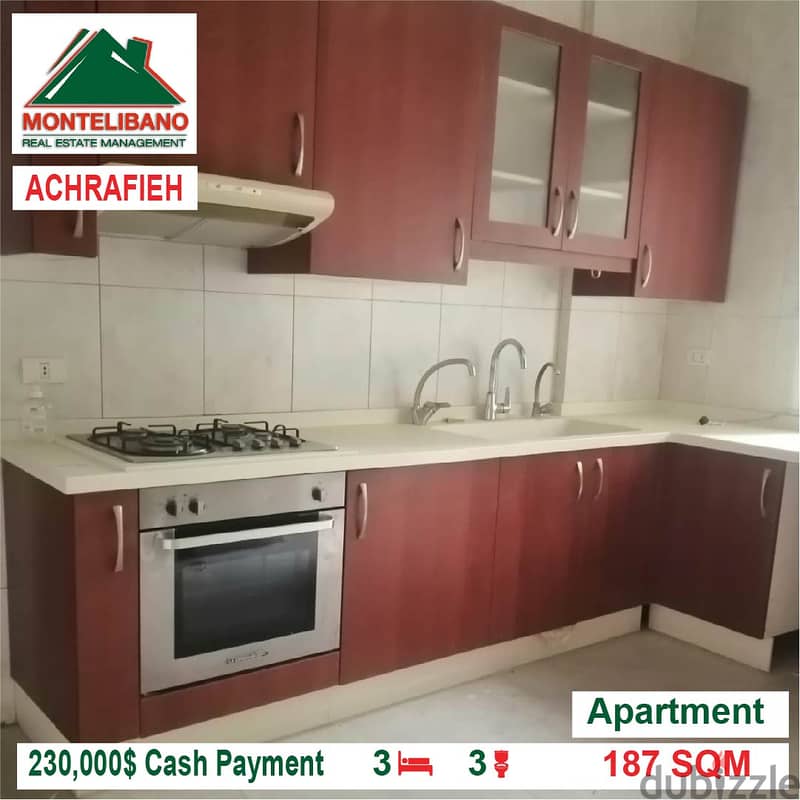 230,000$ Cash Payment!! Apartment for sale in Achrafieh!! 2