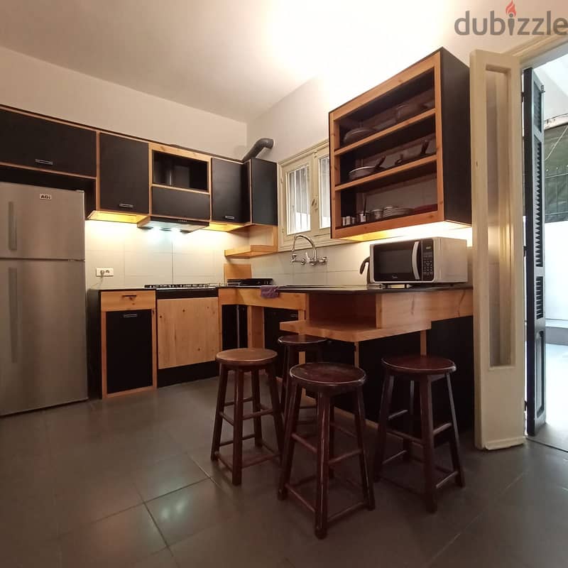 FURNISHED IN ACHRAFIEH , CARRE D'OR + TERRACE (200SQ) 3 BEDS (ACR-462) 3