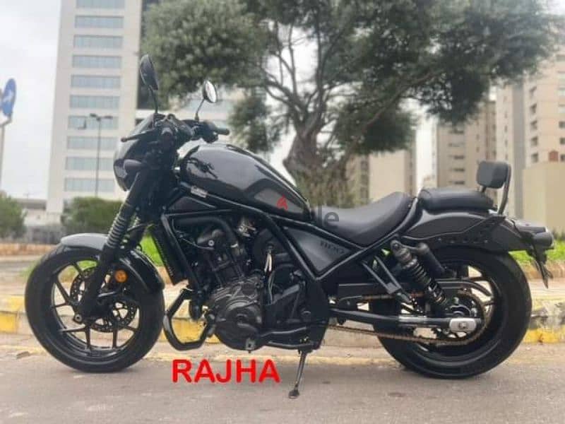 Motorcycle

Honda Rebel 1100cc
Model: 2021 1