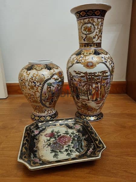 unique  3 pieces  bargain price porcelain  antique 5