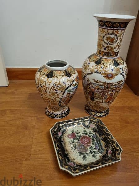 unique  3 pieces  bargain price porcelain  antique 6