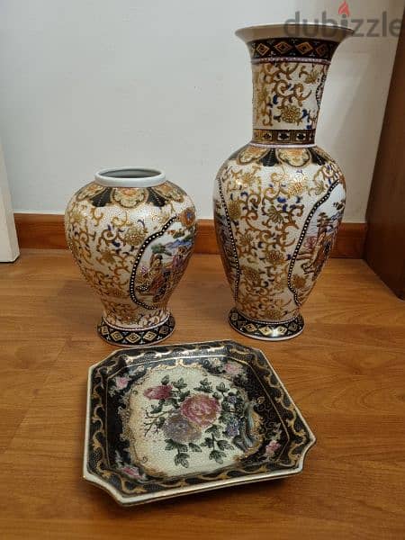 unique  3 pieces  bargain price porcelain  antique 7