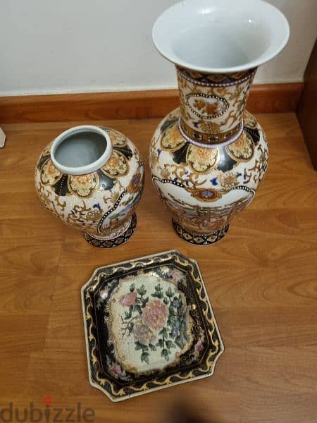 unique  3 pieces  bargain price porcelain  antique 8