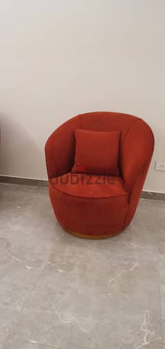 Chairs كراسي جدد غير مستعملين خشب زين مع قماش من ورده