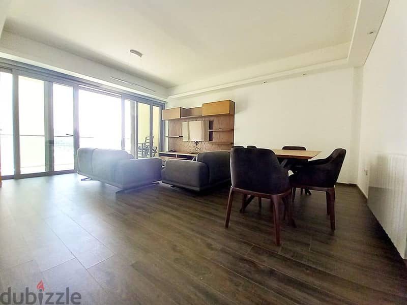 A furnished 150 m2 apartment + open sea view for sale in Dbaye 2