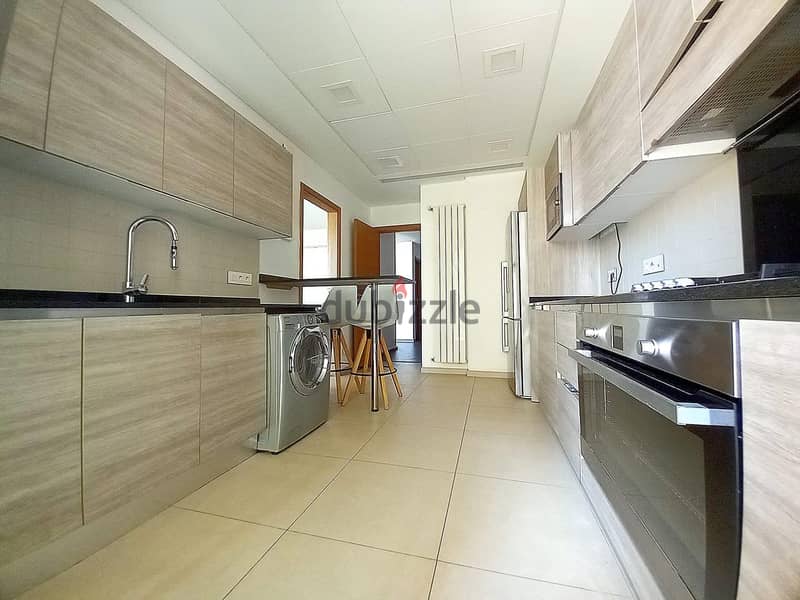 A furnished 150 m2 apartment + open sea view for sale in Dbaye 6